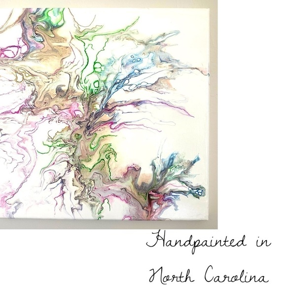 Original Acrylic Painting One of a Kind Unique Made in NC - Picture 1 of 5